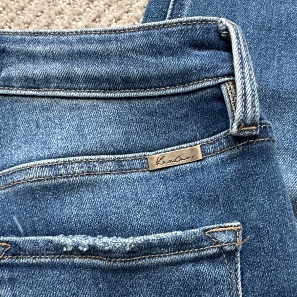 KanCan Women's Slim Straight Leg Jeans - Classic Blue - Picture 7 of 15